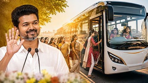 Free travel for women on Express and Deluxe buses too: CM Vijay announces