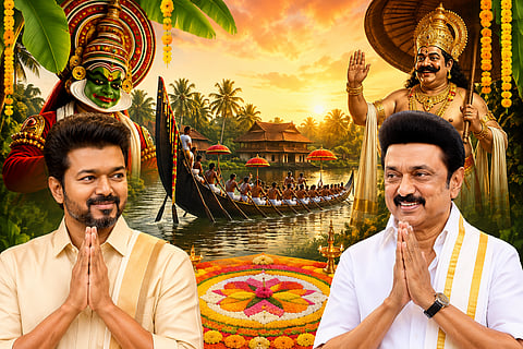 Chief Minister Vijay, DMK leader Stalin, extended their greetings on the occasion of Onam festival