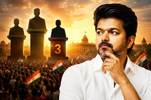Tamil Nadu Chief Minister Vijay ranks third in the choice for Prime Ministerial candidate: Opinion poll reveals!