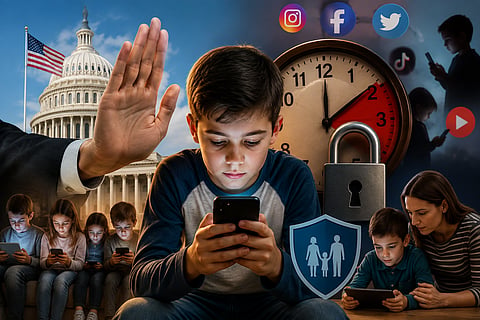 New regulations aim to restrict screen time and strengthen online safety measures for children on social media 