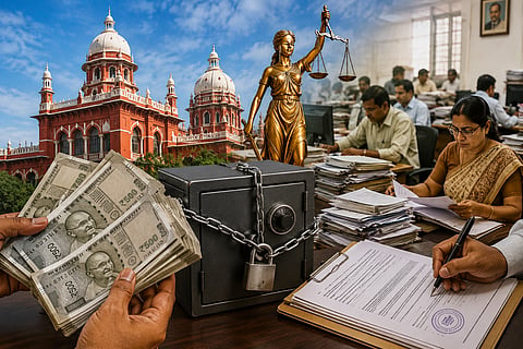 Limit on cash held by government employees