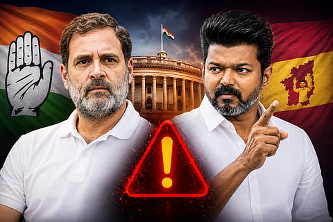 Minister Rajeshkumar stated Congress ministers  resign if TVK does not announce Rahul Gandhi as the PM candidate