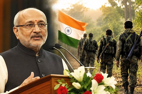 vice president of india says naxal has been reduced widely in india and calls remaining naxals to drop weapons
