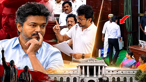 "The Chief Minister told everyone not to run, yet he himself ran away," said Opposition Leader Udhayanidhi Stalin!