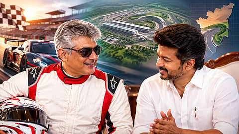 "Motorsports City" Project: A remark made by actor Ajith Kumar regarding Chief Minister Vijay!