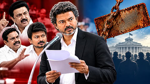 Is threatening to break bones what politics is all about?  CM Vijay hits back at opposition parties
