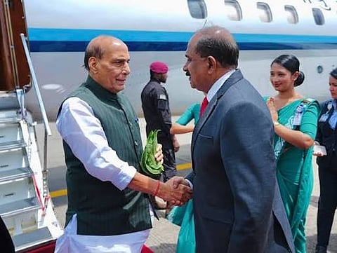 After a gap of 38 years, an Indian Defence Minister has visited Sri Lanka, 