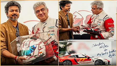 Gifts exchanged between Ajith and Vijay in London