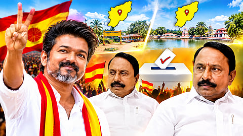 Minister Sengottaiyan has stated that TVK's victory in the by-elections for the two constituencies is certain