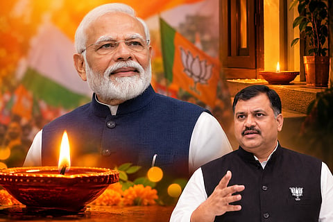 Light Lamps for PM Modi’s Long Life, Appeals BJP President Nitin Nabin