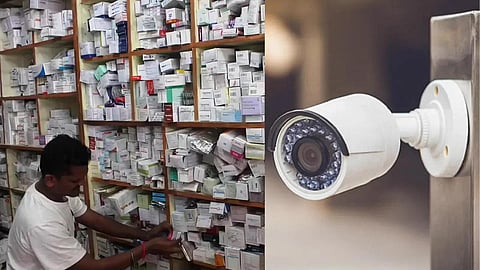 Central government has instructed Retail medical shops to fix CCTV Camera  