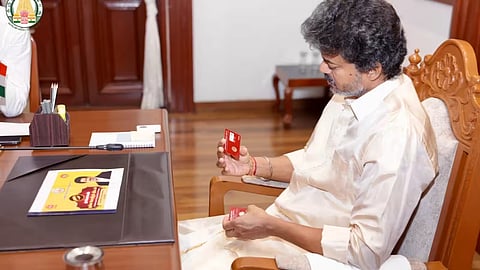 Chief Minister Vijay is launching the scheme to provide a 1-gram gold ring to babies born in govt hospitals