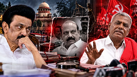P. Shanmugam has sharply questioned why the Gem Veeramani case was not properly investigated during the DMK's tenure.