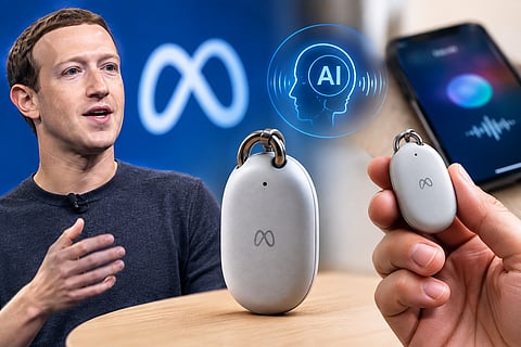 A Smartphone Replacement? Zuckerberg Unveils Pocket-Sized AI 'Muse Charm'"
