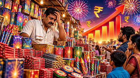 firecracker production dropped by 30% compared to normal levels, raising of 25% price increase