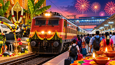 Special trains for passengers traveling Tamil Nadu to northern states for Ayudha Puja, Diwali