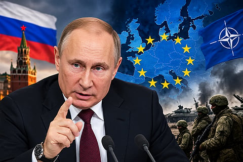 No Intention to Attack Europe, Putin Tells International Forum