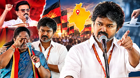 TVK Chief Vijay Condemns MK Stalin Over Dharapuram Campaign Remarks