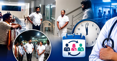 Government Doctors Protest MLA Srivaikuntam Saravanan Action Eral Hospital
