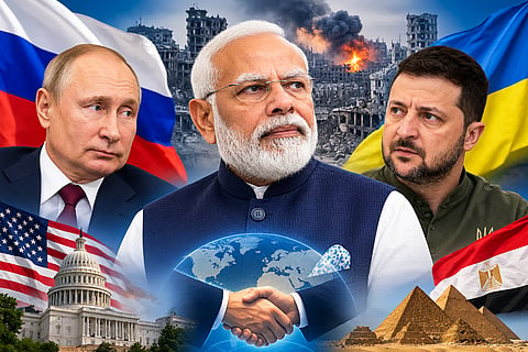 PM Modi Draws Global Attention as Russia and Ukraine Turn to India for Peace Efforts