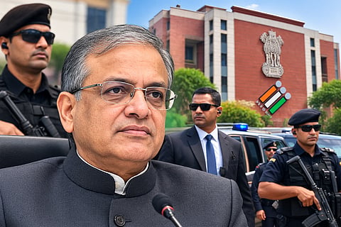 The central Home ministry Declares Z+ SECURITY for Cheif Election Commissioner Gyanesh Kumar 