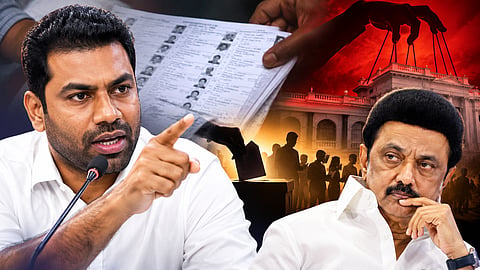 Aadav Arjuna stated that conspiracies hatched by DMK regarding SIR projects will be exposed with evidence
