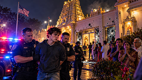 Police in United States arrested 19-year-old man who plotted to carry shooting on Hindus visiting temple