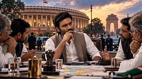 Actor Dhanush, shown interest in  politics, stationed in Delhi holding iconsultations with various groups