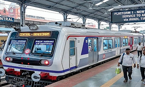 Chennai–Arakkonam AC EMU Train Service to Begin Tomorrow: Timings and Fare Details