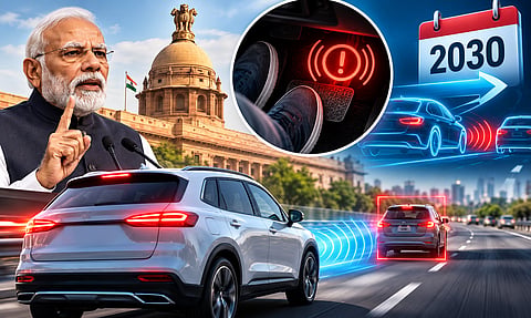 Automatic Brake System Mandatory Cars 2030 India