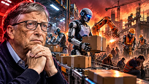 Bill Gates warned explosive growth of AI and robots will cause major upheaval in global job market