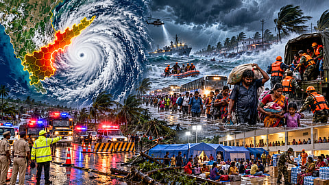 Andhra prepares in full swing to face severe cyclonic storm, 1,763 relief camps have been set up
