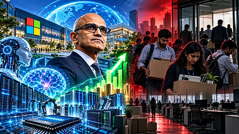 increased investment in AI, Microsoft caused a stir by announcing VRS for 60,000 of its employees