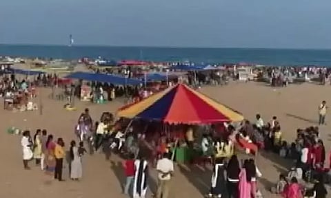 காணும் பொங்கலன்றும் களை இழந்த மெரினா கடற்கரை...