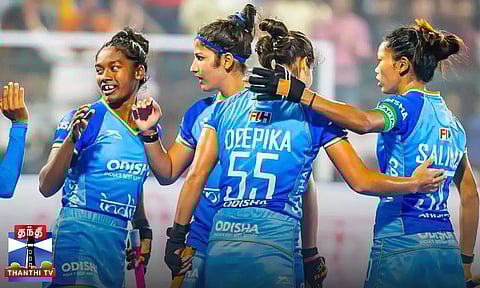 ஆசிய மகளிர் ஹாக்கி - இறுதிப்போட்டிக்கு இந்தியா தகுதி