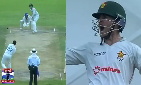 டெஸ்ட் கிரிக்கெட்டில் 586 ரன்கள் குவித்து ஜிம்பாப்வே சாதனை