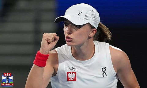 நம்பர்-2 வீராங்கனை இகா அதிர்ச்சி - மேடிசன் அபாரம்