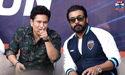 சச்சினை சந்தித்த சூர்யா