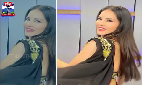 இந்தி பாடலுக்கு VIBE-ஆன சன்னி லியோன்