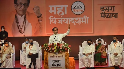 COVID-compliant mini-Dassehra Rally was held in the Swatantraveer Savarkar auditorium