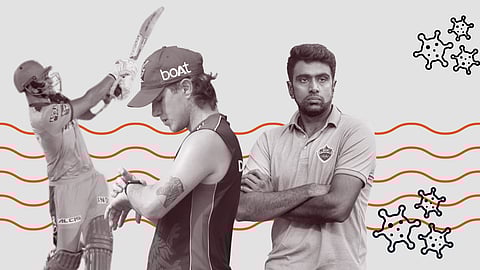 (L-R) Liam Livingstone, Adam Zampa, R Ashwin are some of the cricketers who pulled out out of the ongoing IPL 2021 amid COVID-19 pandemic