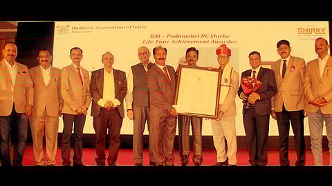 BAI-Shirke Well-Built Structure Competition 2024 award ceremony
