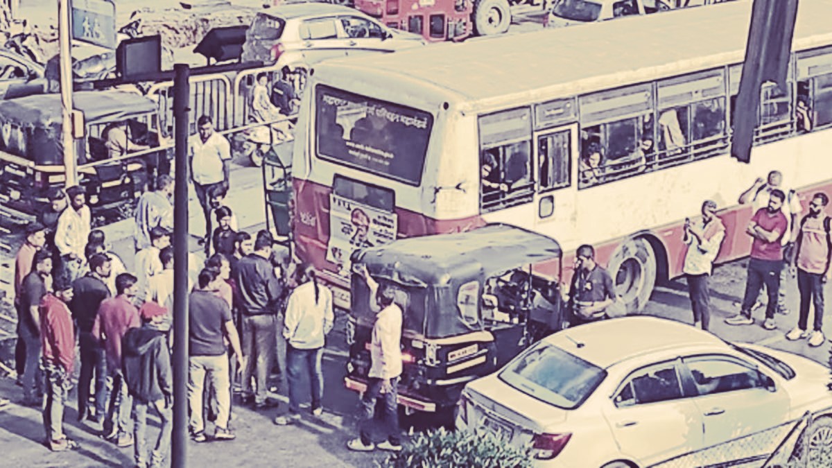 Chinchwad Rickshaw-ST Bus Accident