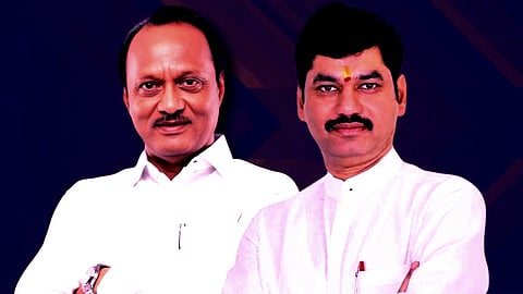 Ajit Pawar (L) and Dhananjay Munde  (R)