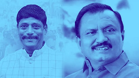 Ravindra Dhangekar (L) and Mahadev Babar (R)