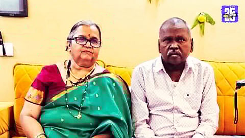 Babu Kumthekar and Madhuri Vaidya