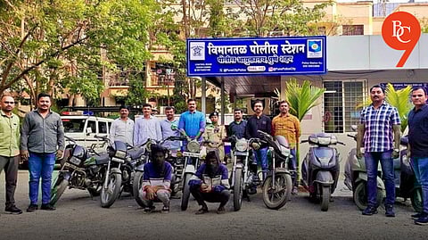 Pune Police Arrest Youth Duo for Stealing Motorcycles ‘Just for Fun’; 10 Stolen Bikes Worth ₹7 Lakh Seized