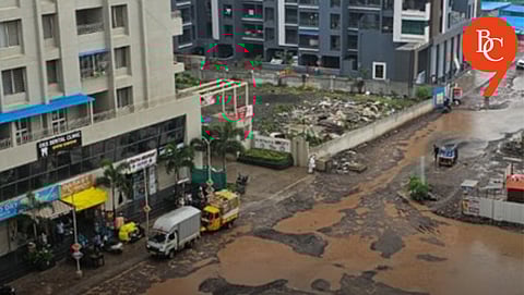 Pune News: Locals Fight Since Lohgaon's Bharat Mata Road Is Still Unpaved and Wet