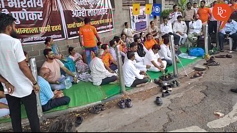 The citizens of Dhanori Lohegaon Protest for basic amenities from PMC