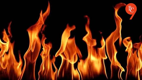  A major fire broke out in the early hours of Friday at a furniture manufacturing godown